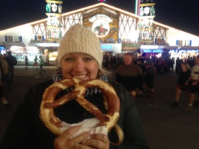 Huge pretzel.
